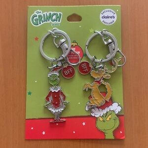 Claire's Grinch and Max Keychain Duo